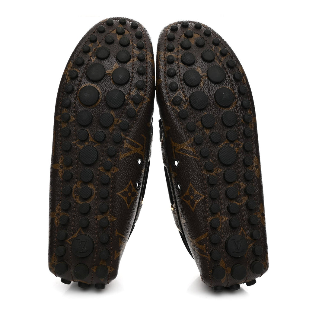 Louis Vuitton Patent Monogram Gloria Loafers 35