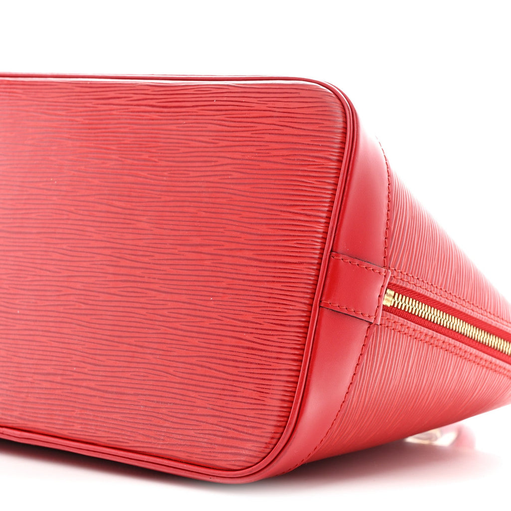 Louis Vuitton Epi Alma PM Castillan Red