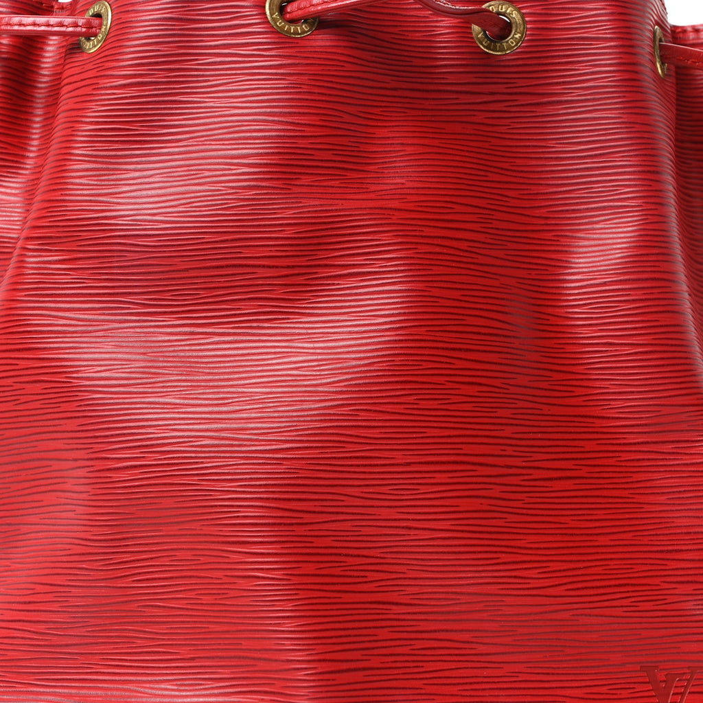 Louis Vuitton Epi Petit Noe Castillan Red
