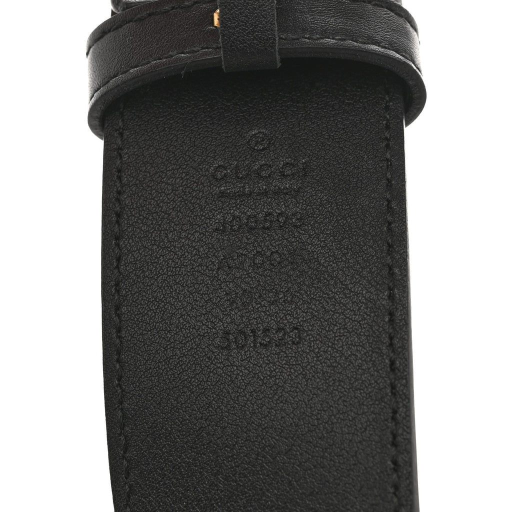 Gucci Calfskin Double G 40mm Belt 90 36 Black