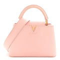 Louis Vuitton Taurillon Capucines BB Rose Jasmin
