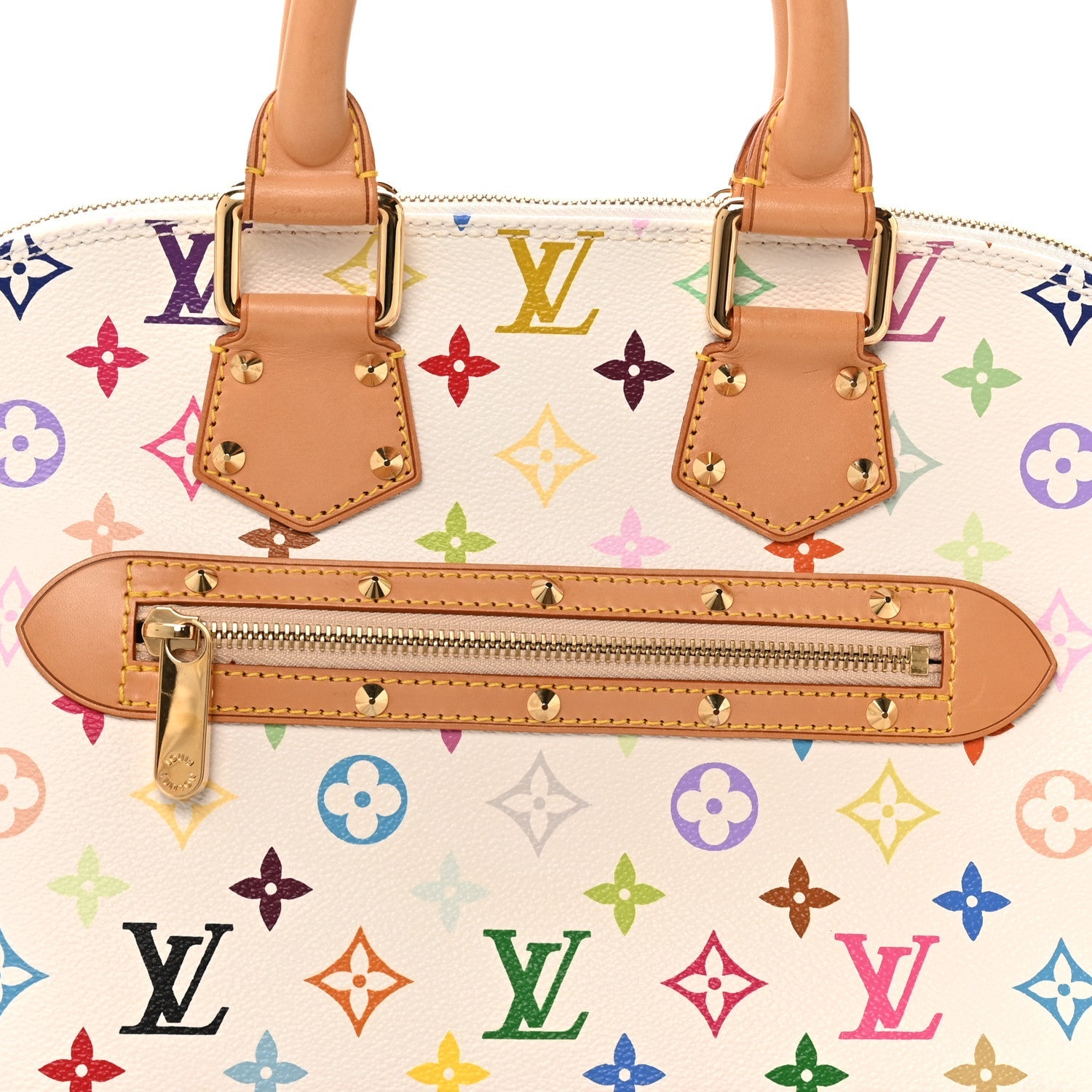 Louis Vuitton Monogram Multicolor Alma White