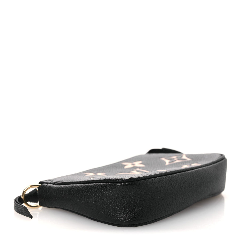 Louis Vuitton Empreinte Monogram Giant Mini Pochette Accessories Black