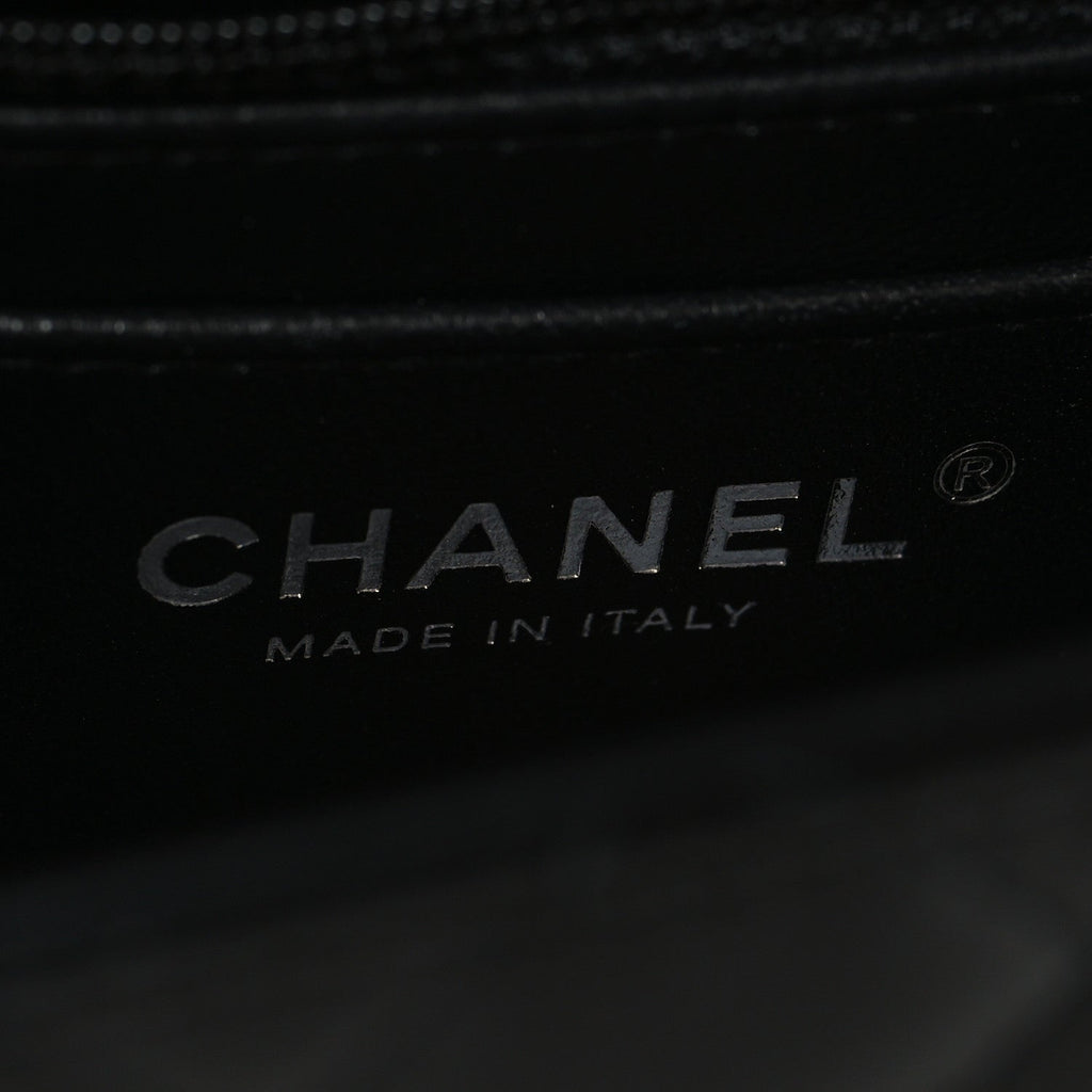 Chanel Lambskin Quilted Mini Square Flap Black