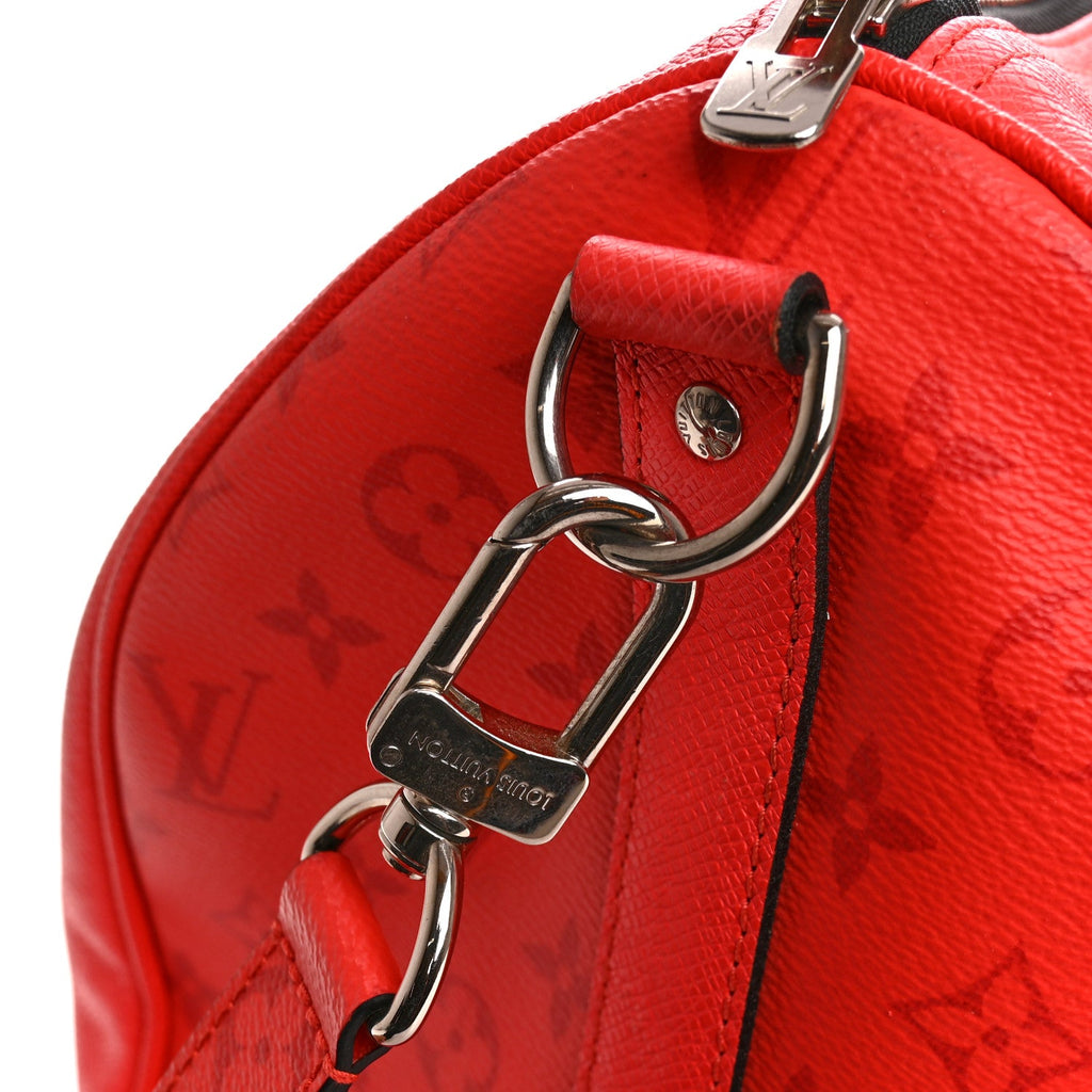 Louis Vuitton Taigarama Keepall Bandouliere 50 Fire Red