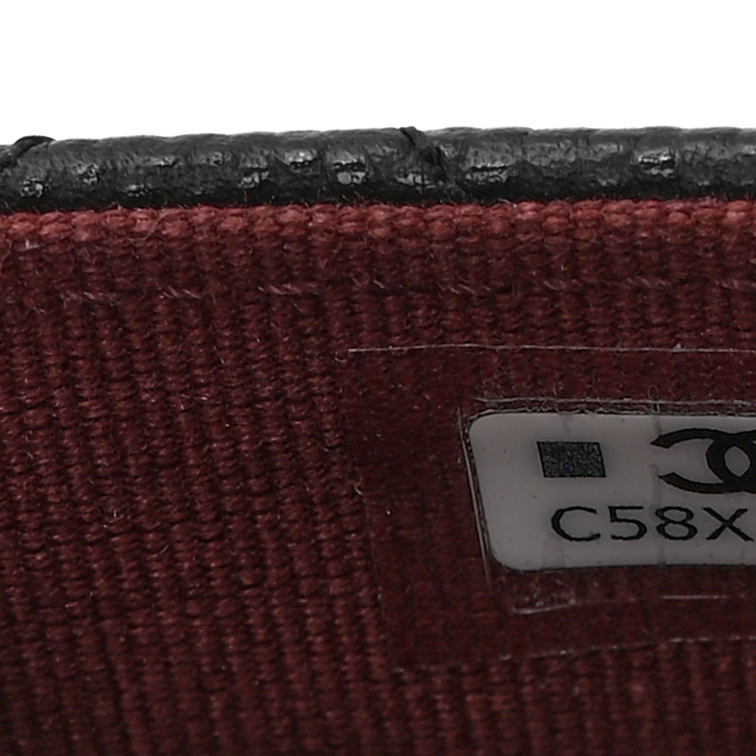 Caviar Quilted Flap Card Holder Wallet Black