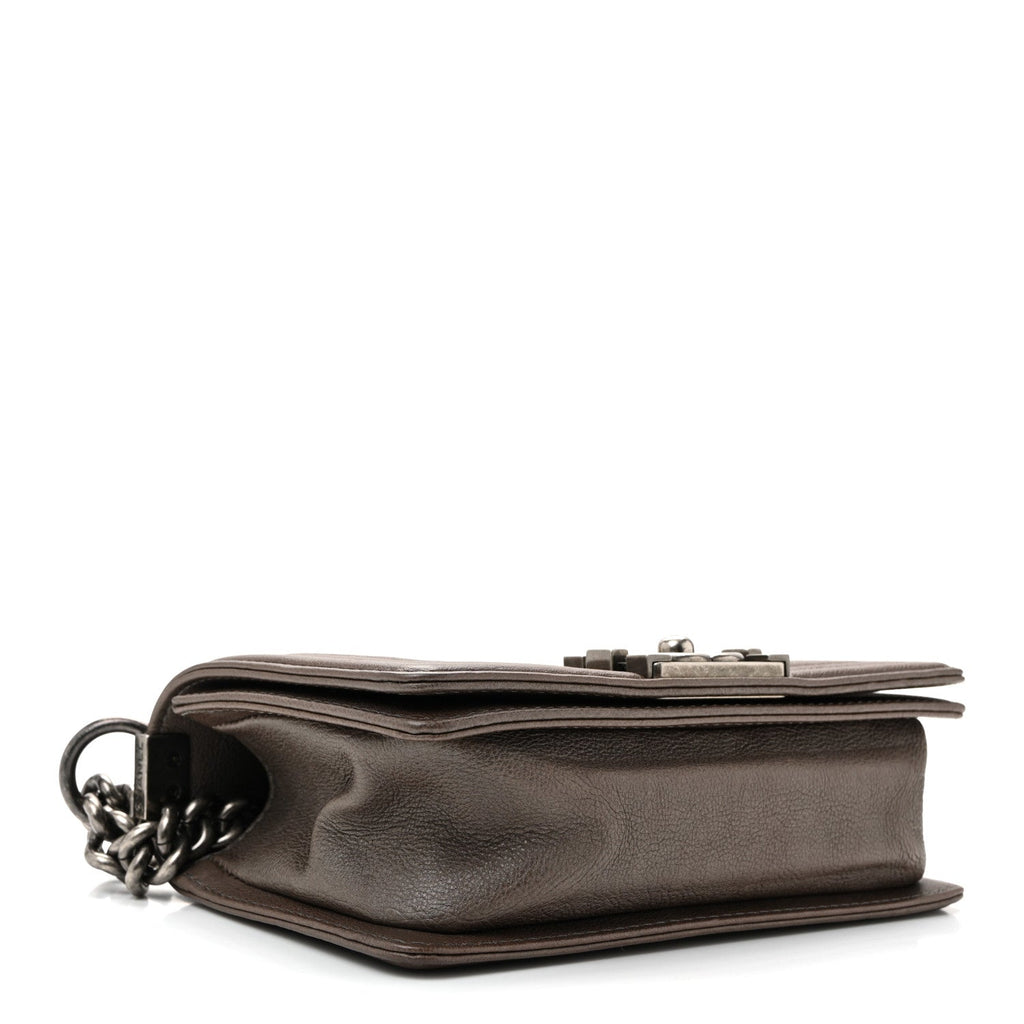 Chanel Caviar Quilted Small Boy Flap Dark Brown