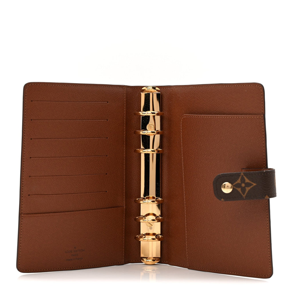 Louis Vuitton Monogram Medium Ring Agenda Cover