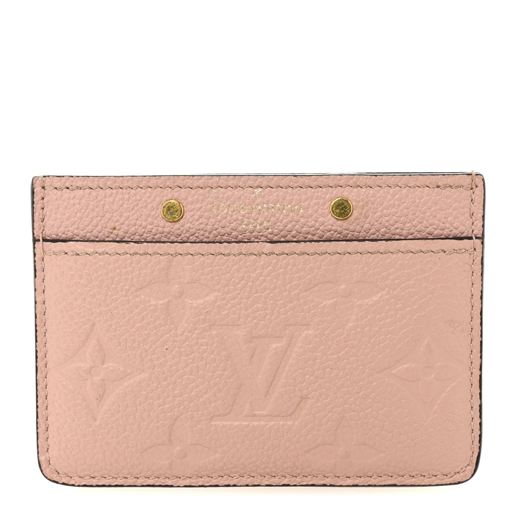 Louis Vuitton Empreinte Card Holder Rose Poudre