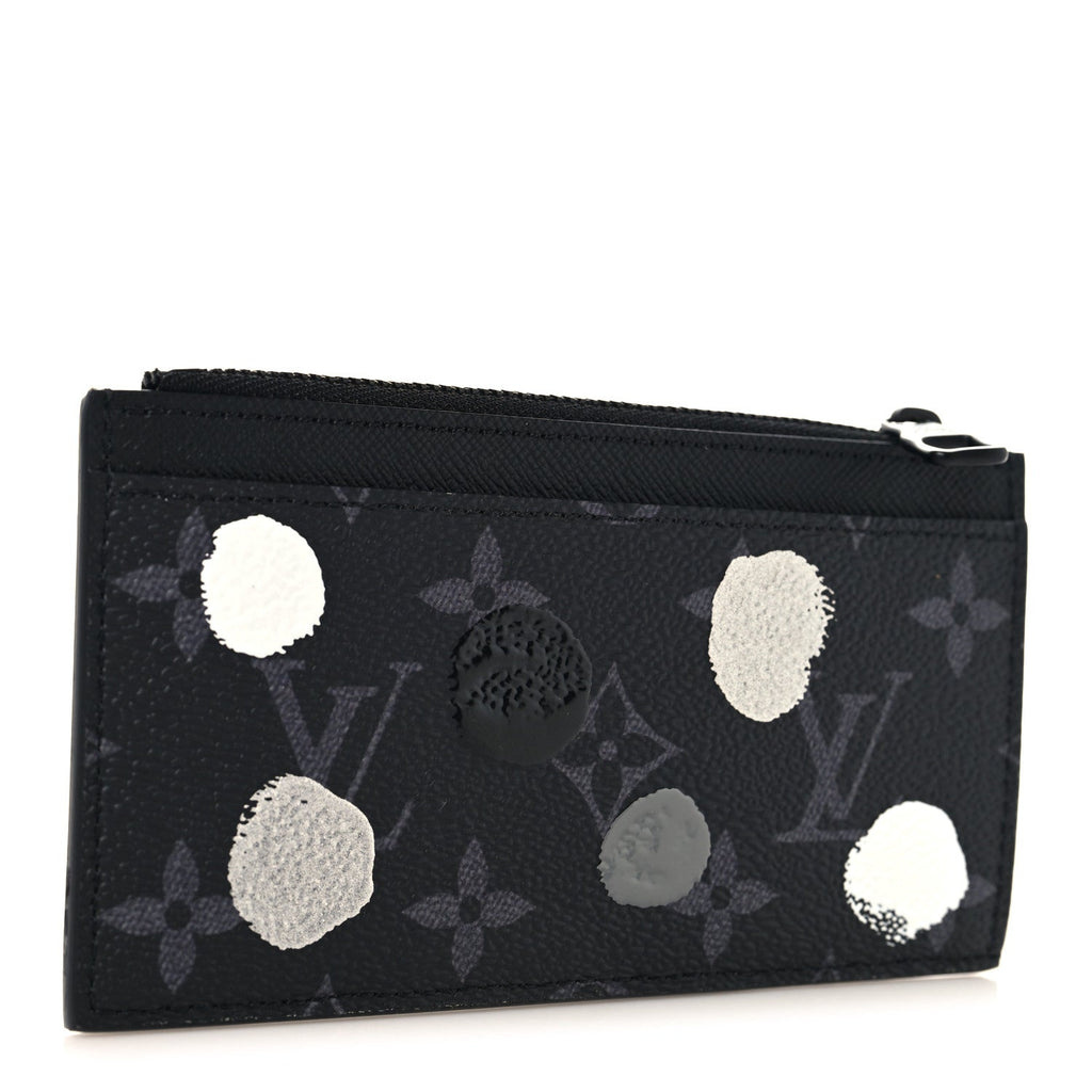 Louis Vuitton LV X YK Monogram Eclipse Taiga Coin Card Holder