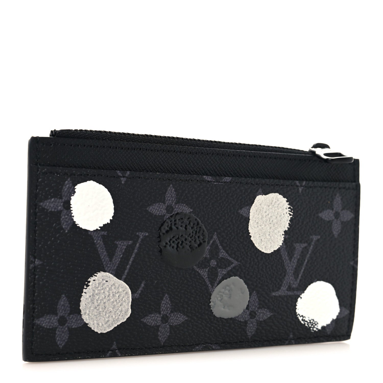 Louis Vuitton LV X YK Monogram Eclipse Taiga Coin Card Holder