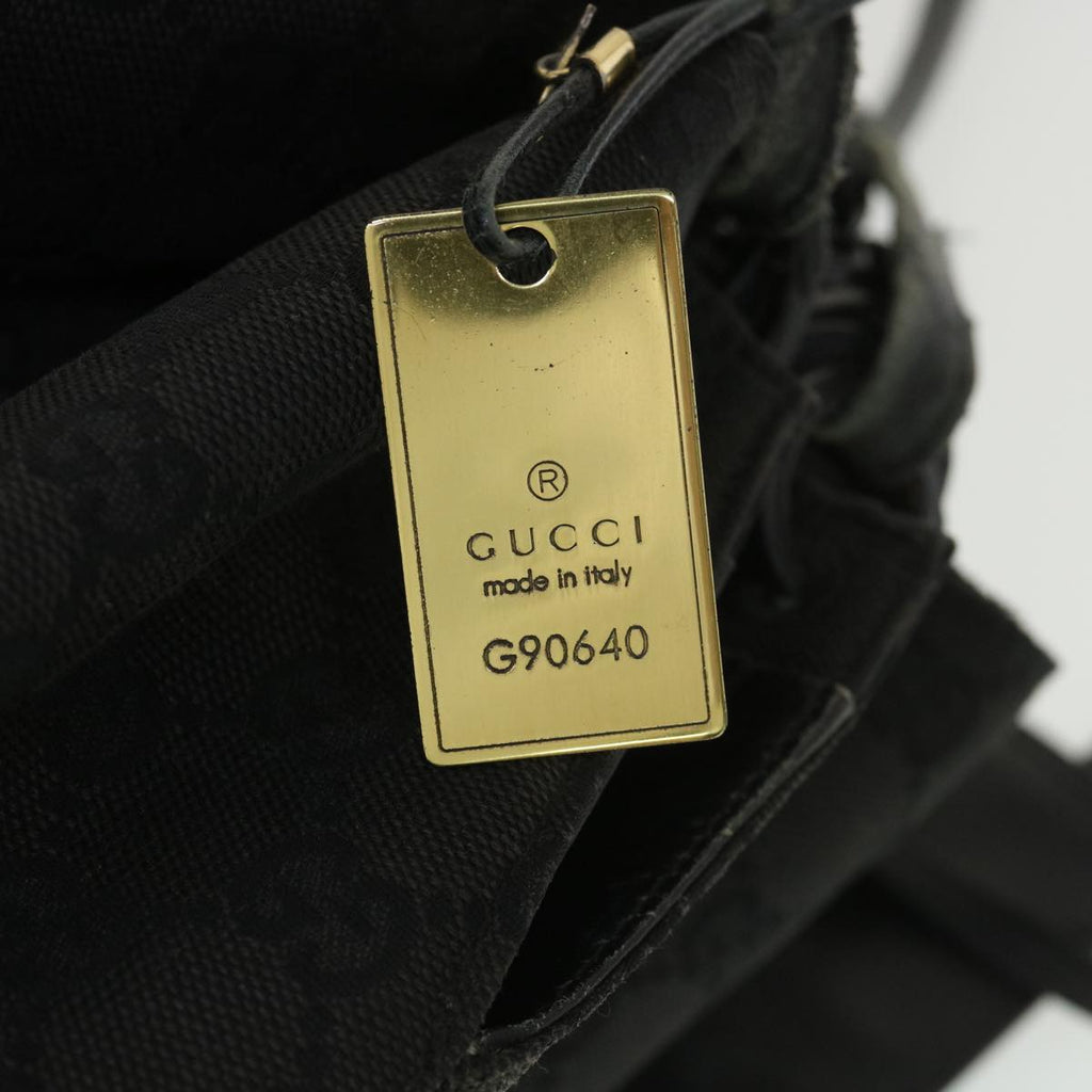 GUCCI GG Canvas Shoulder Bag Black 90640 002404  39133