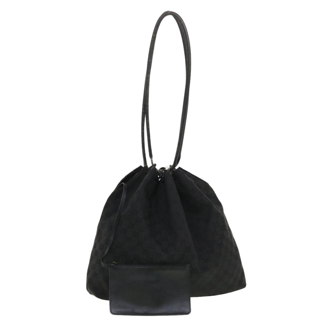 GUCCI GG Canvas Shoulder Bag Black 90640 002404  39133