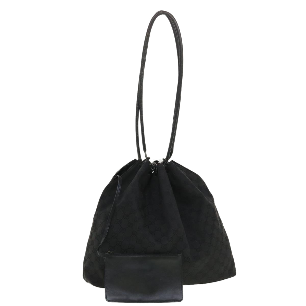 GUCCI GG Canvas Shoulder Bag Black 90640 002404  39133