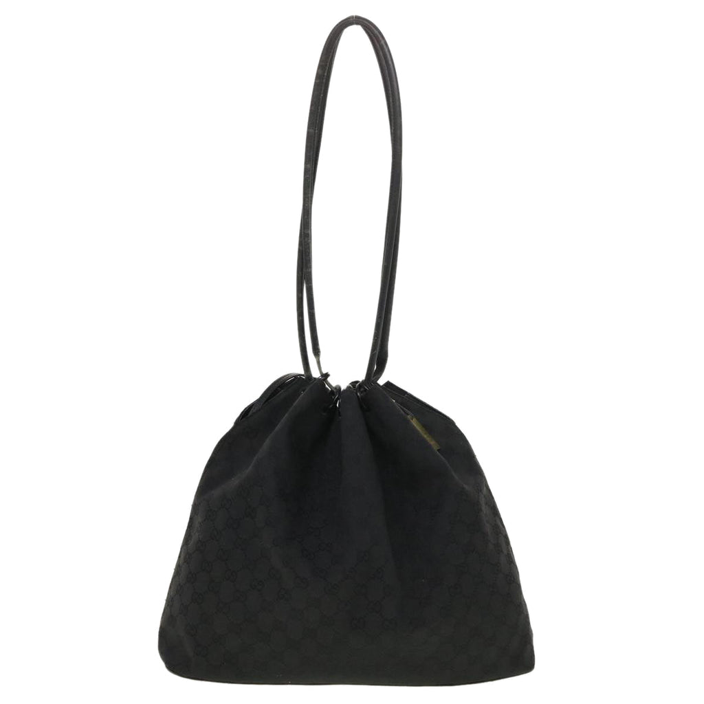 GUCCI GG Canvas Shoulder Bag Black 90640 002404  39133