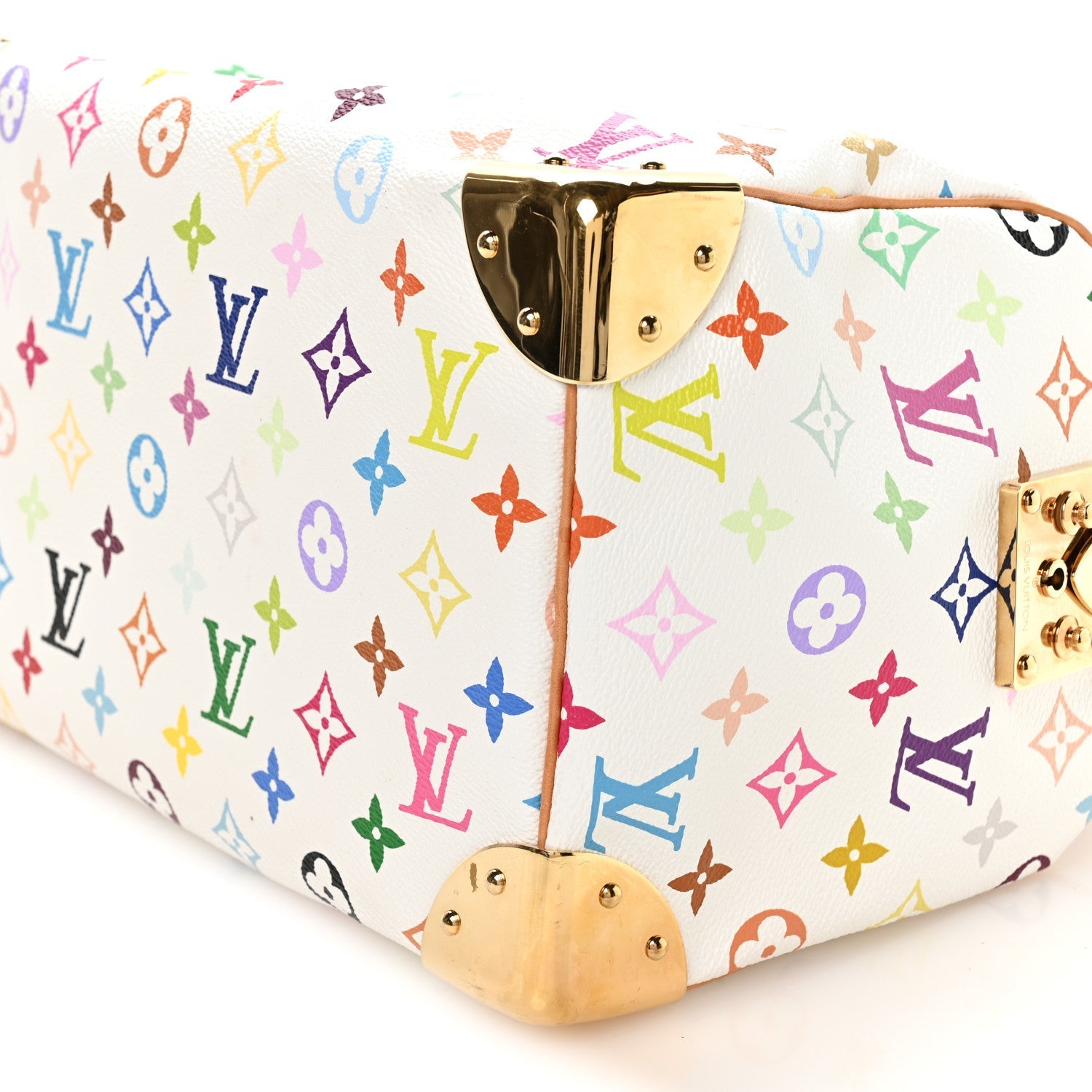 Louis Vuitton Monogram Multicolor Speedy 30 White
