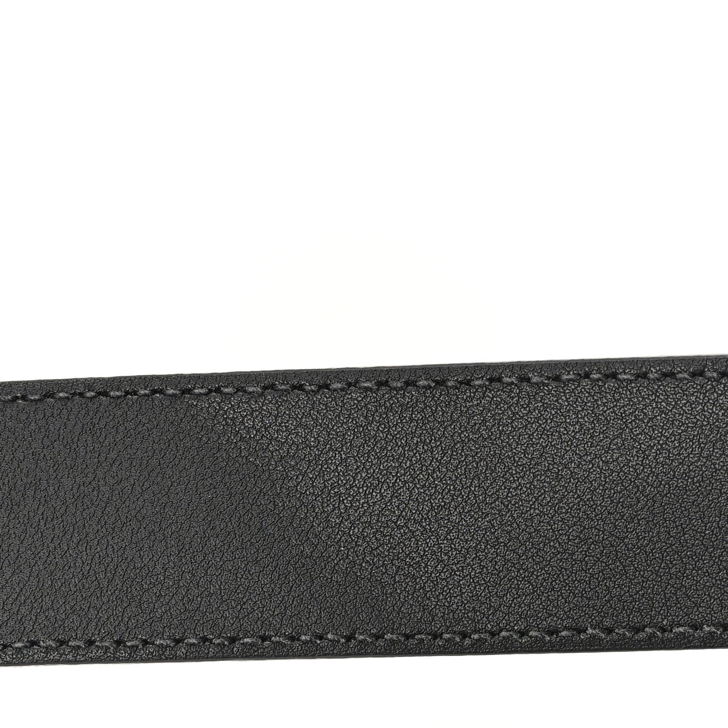 Gucci Azalea Calfskin Enamel Monochrome Double G 30mm Belt 90 36 Black