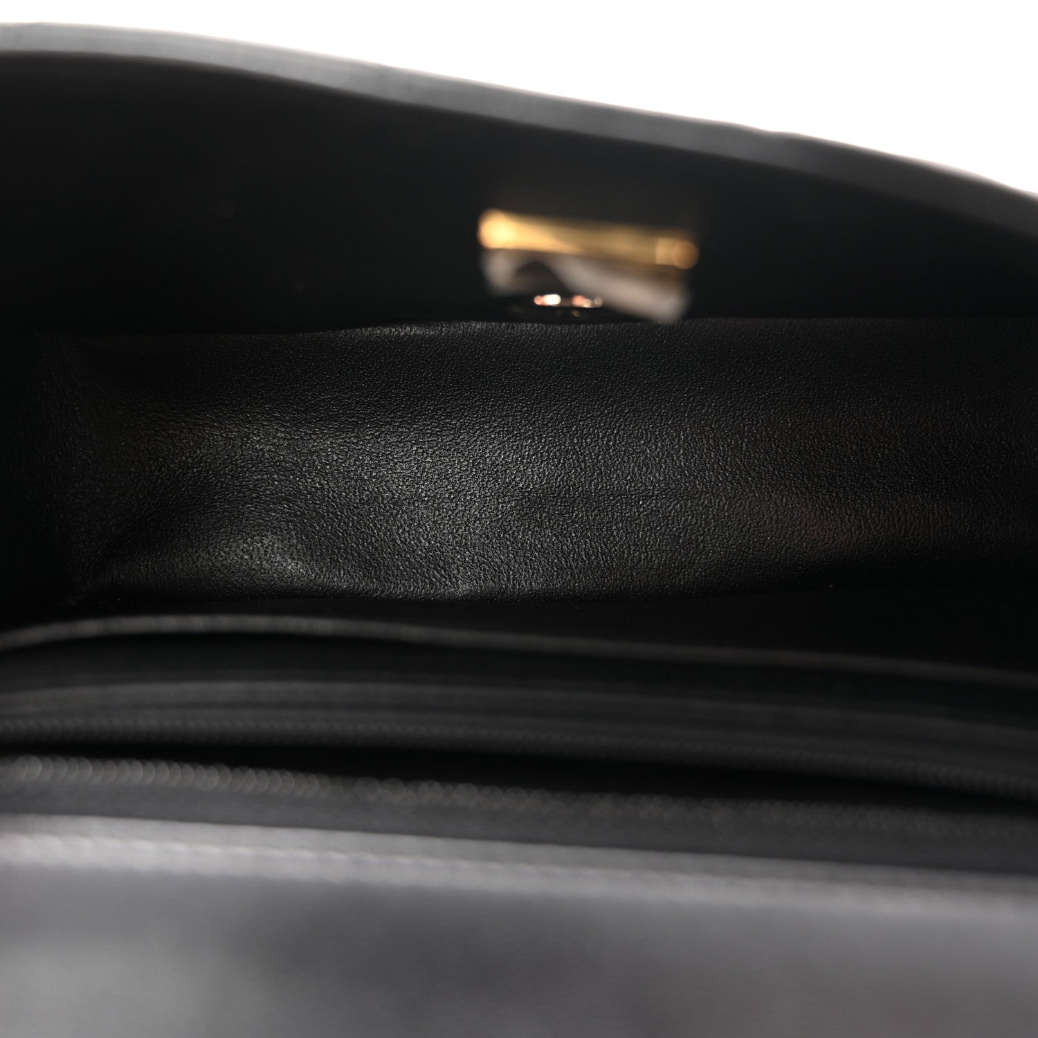 Chanel Lambskin Quilted Mini Rectangular Flap Black