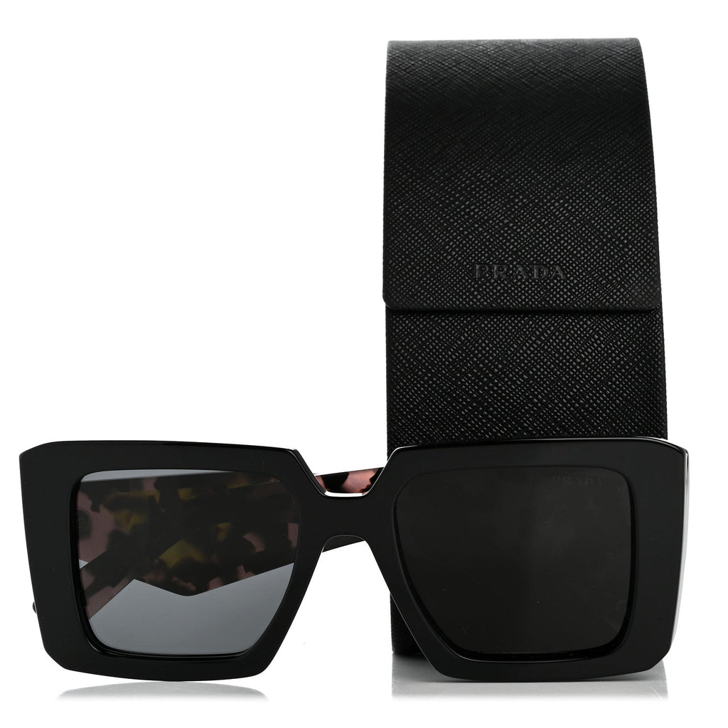 Prada Acetate Symbole Sunglasses SPR 23Y Slate Grey