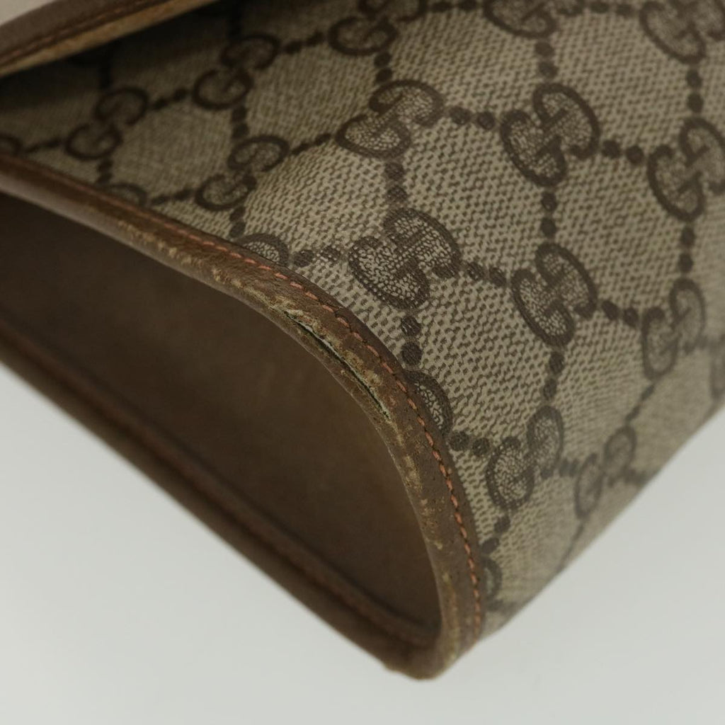 GUCCI GG Canvas Web Sherry Line Clutch Bag Beige Red Green 89.01.030  39241