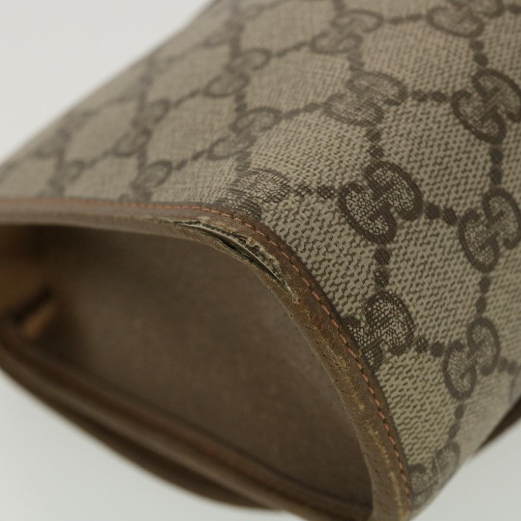 GUCCI GG Canvas Web Sherry Line Clutch Bag Beige Red Green 89.01.030  39241