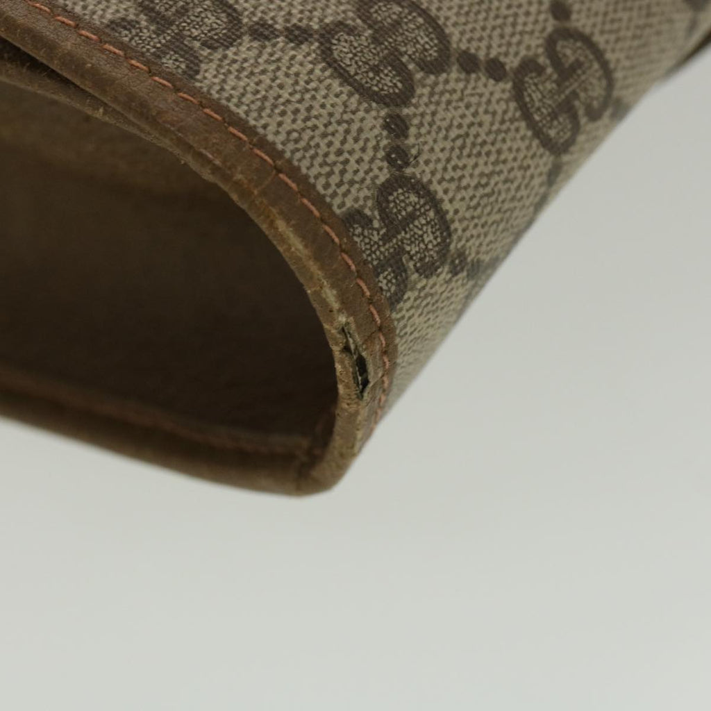 GUCCI GG Canvas Web Sherry Line Clutch Bag Beige Red Green 89.01.030  39241