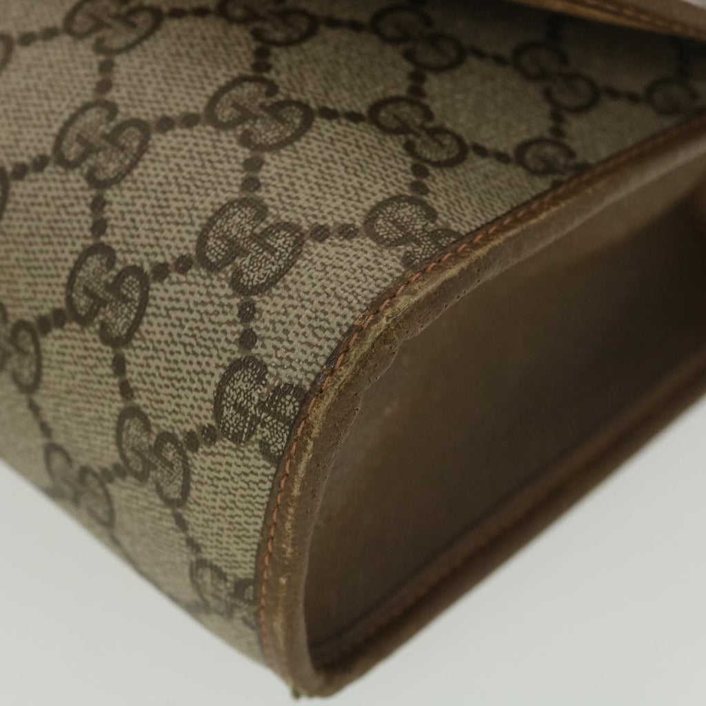 GUCCI GG Canvas Web Sherry Line Clutch Bag Beige Red Green 89.01.030  39241
