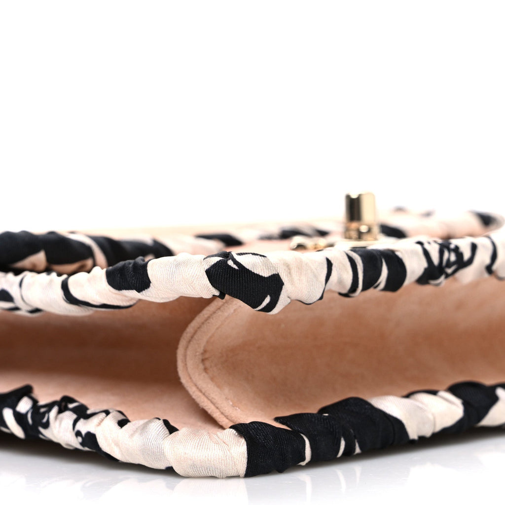 Chanel Suede Calfskin Braided Mini My Own Frame Flap Beige