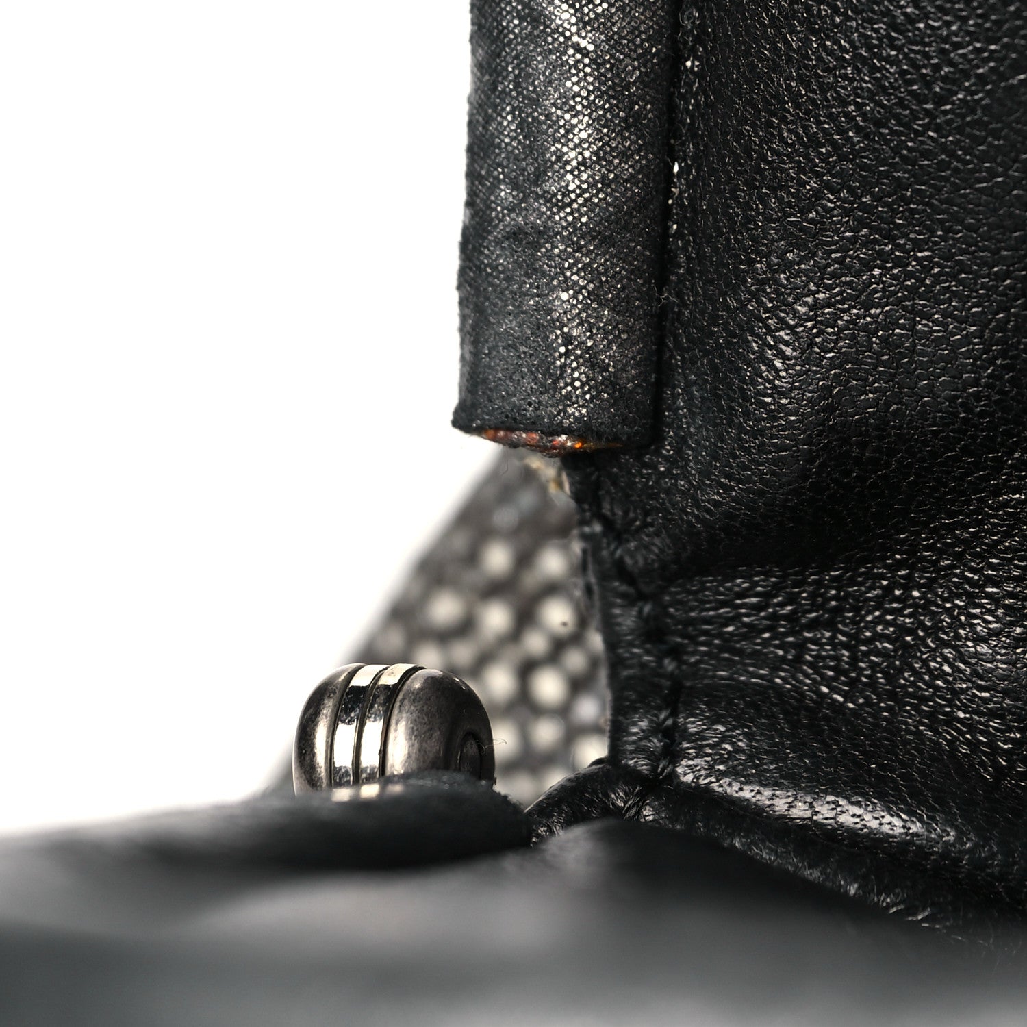 Chanel Stingray Degrade Frame Clutch Silver