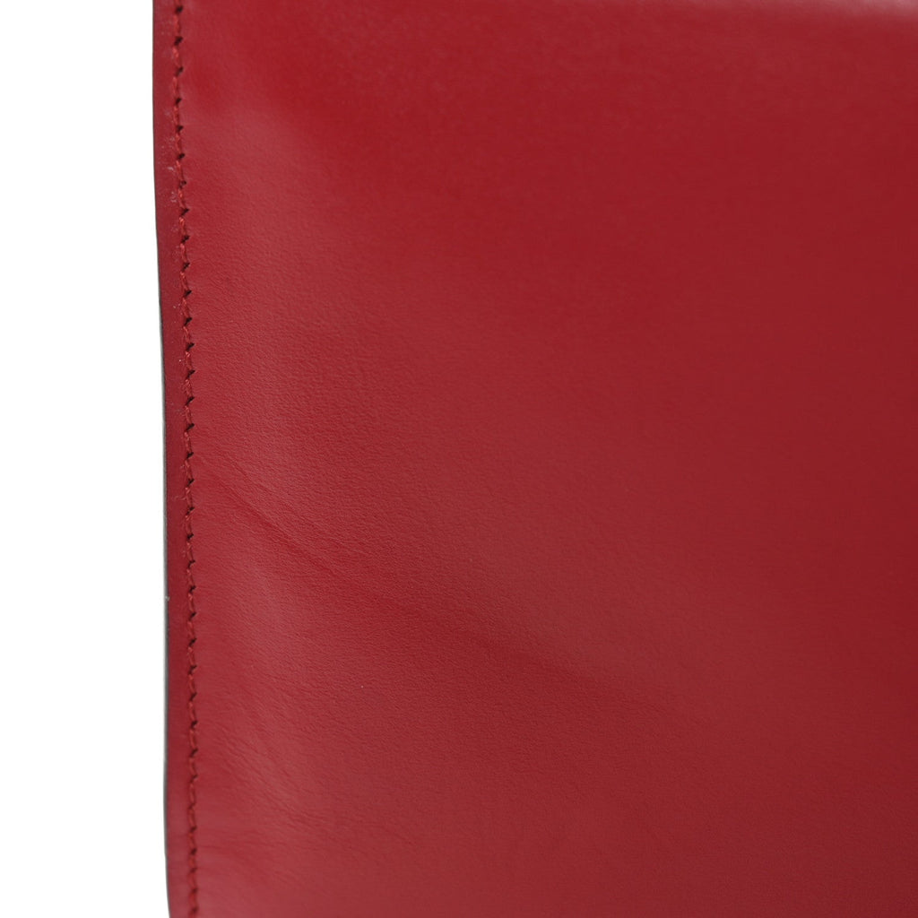 Gucci Smooth Calfskin Small Zumi Top Handle Shoulder Bag Hibiscus Red