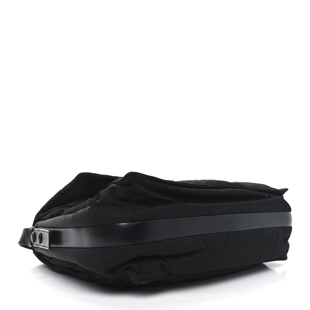 Prada Re-Nylon Padded Large Traveller Black