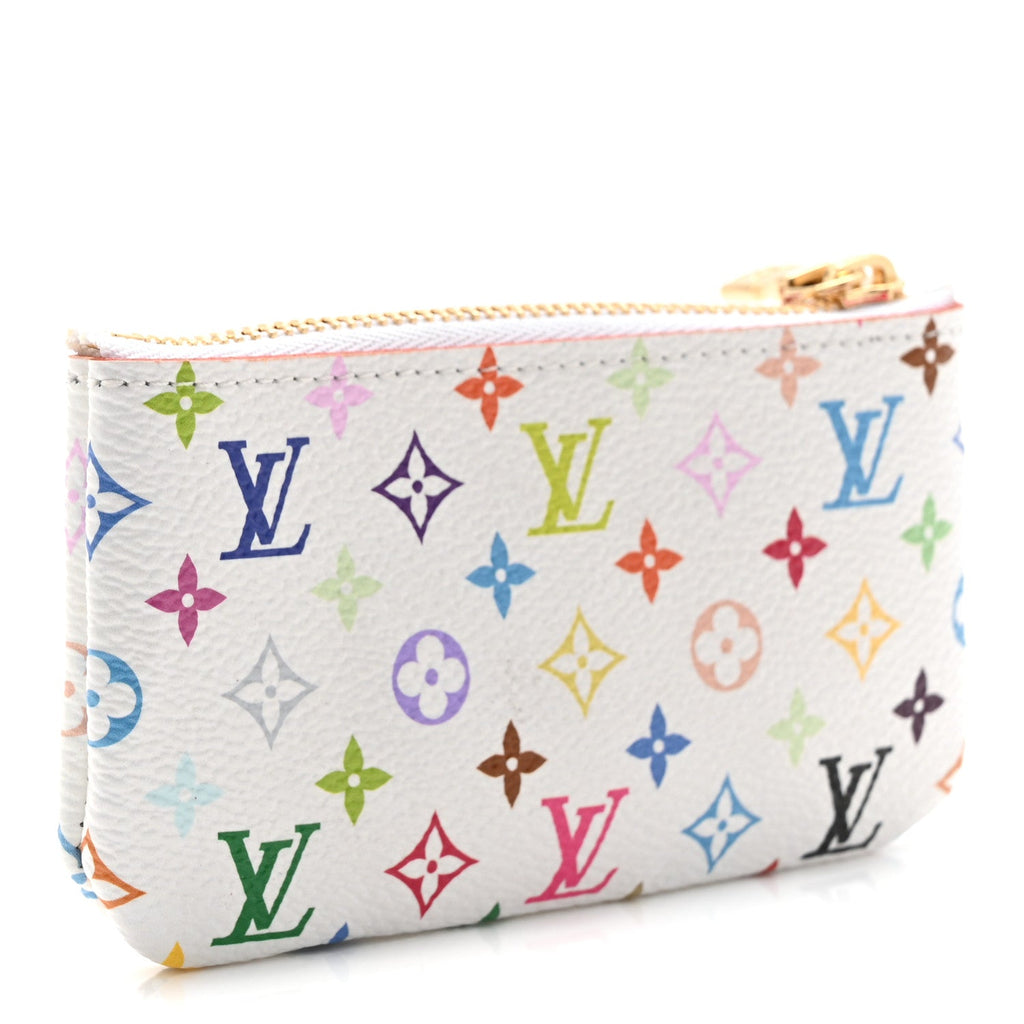 Louis Vuitton LV X TM Monogram Multicolor Key Pouch White