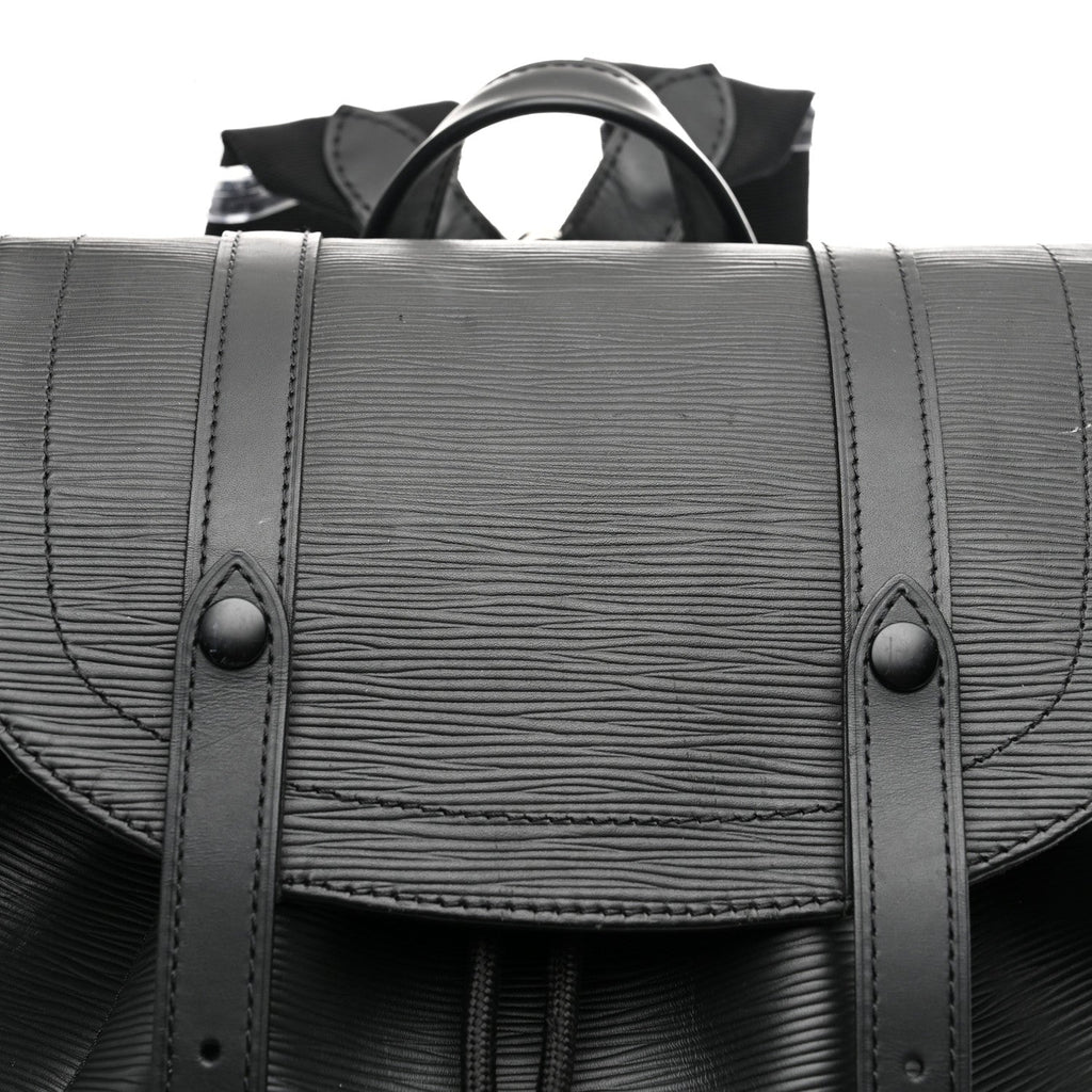 Louis Vuitton Epi Christopher Backpack PM Black