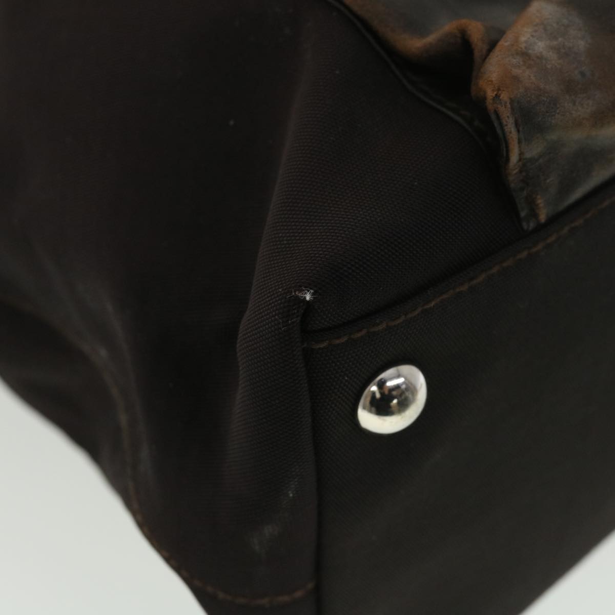GUCCI Hand Bag Nylon Black  39346