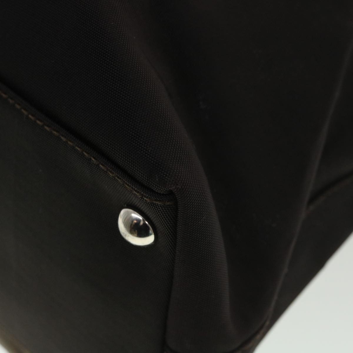 GUCCI Hand Bag Nylon Black  39346