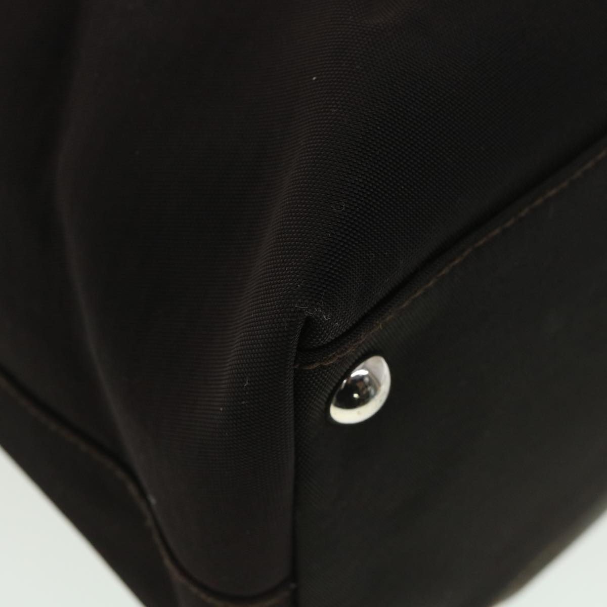 GUCCI Hand Bag Nylon Black  39346