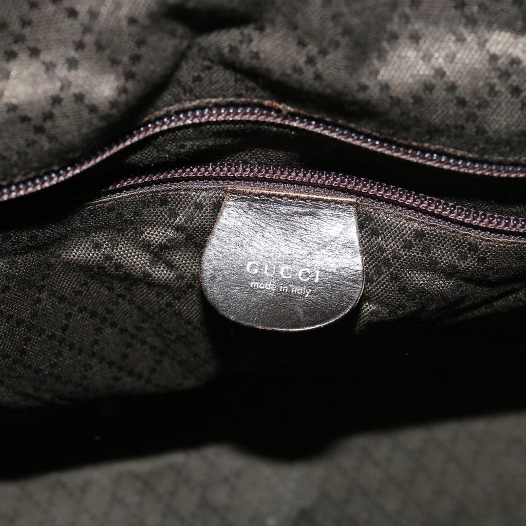 GUCCI Hand Bag Nylon Black  39346