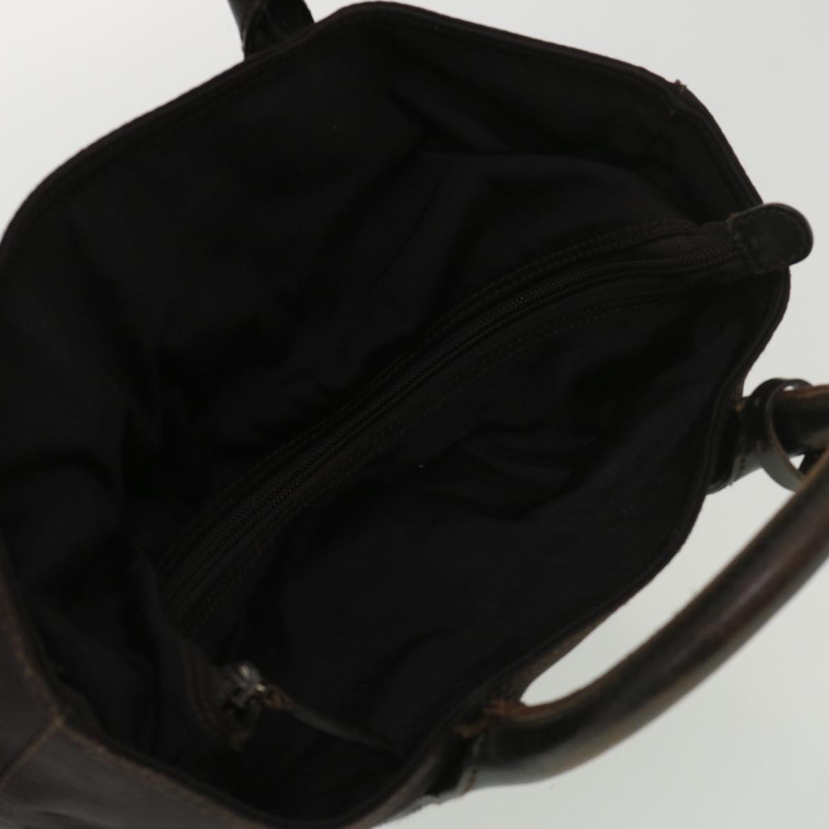 GUCCI Hand Bag Nylon Black  39346
