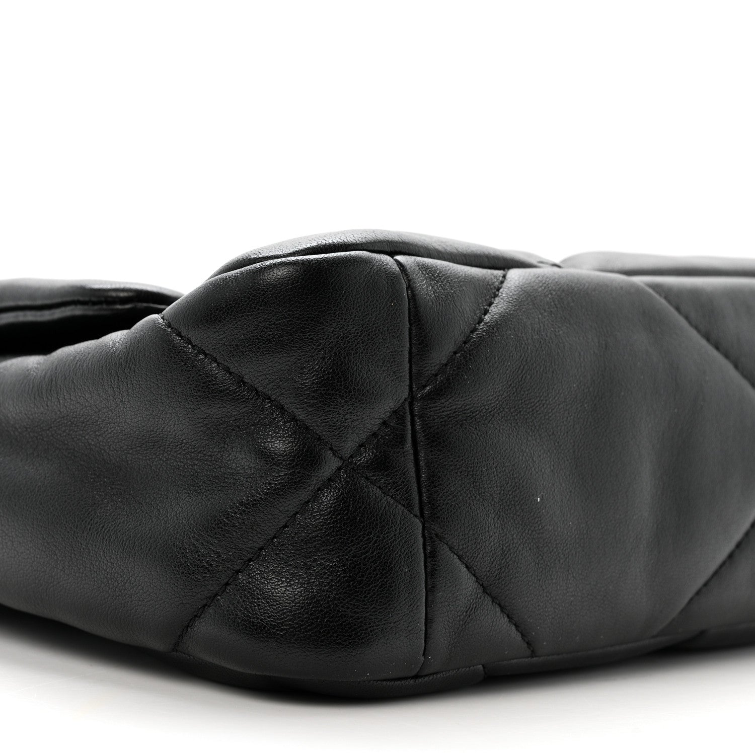 Chanel Lambskin Quilted Medium Chanel 19 Flap Black