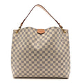 Louis Vuitton Damier Azur Graceful MM Rose Ballerine