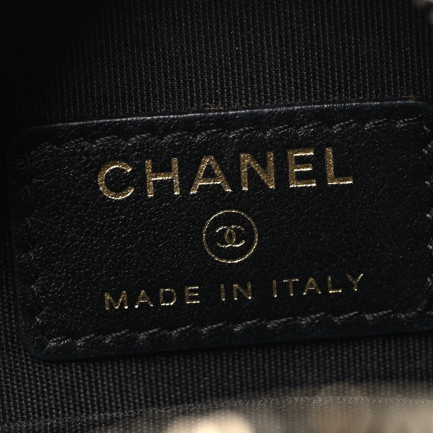 Chanel Caviar Quilted Round Filigree Crossbody Black