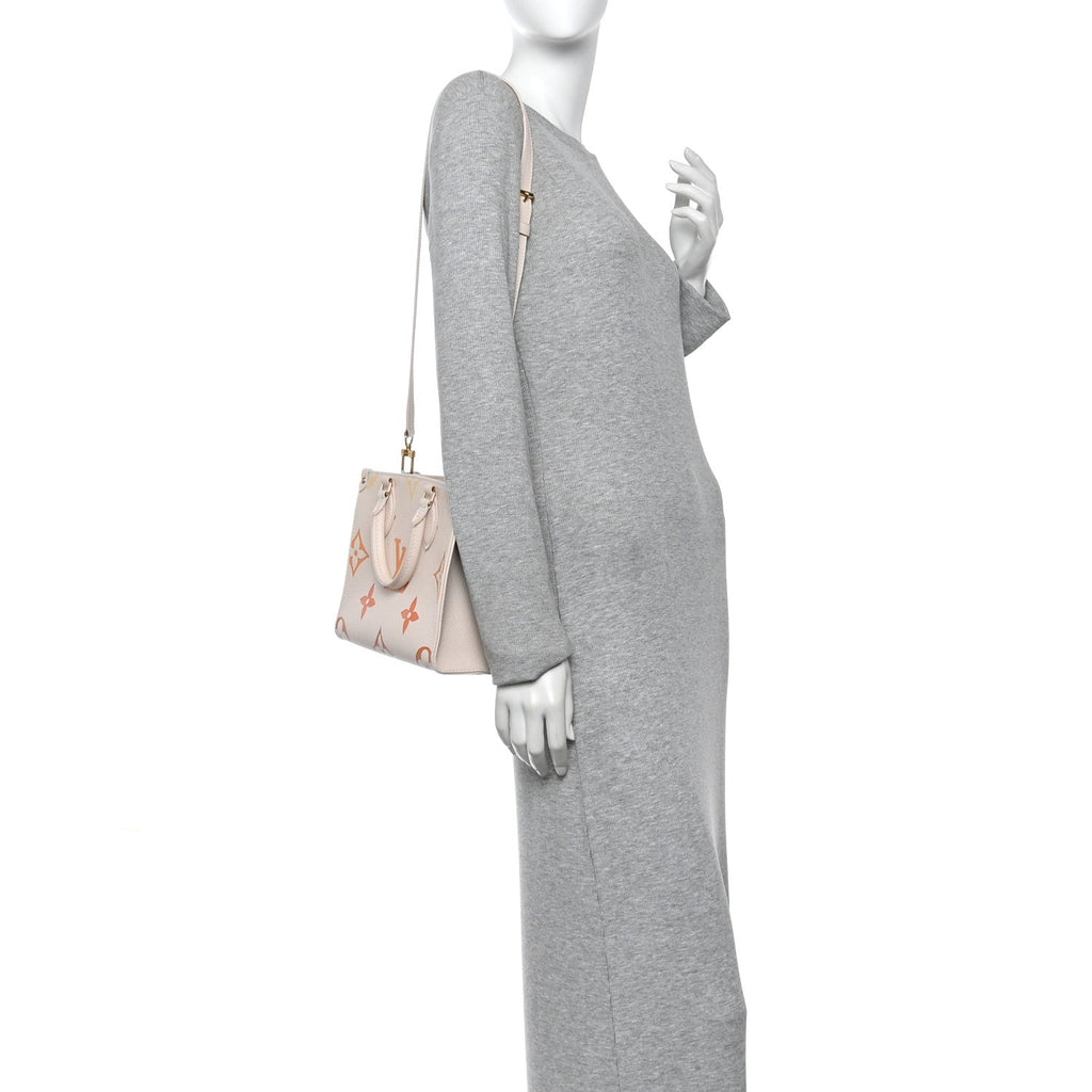 Louis Vuitton Empreinte Monogram Giant By The Pool Onthego PM Neutral Gradient