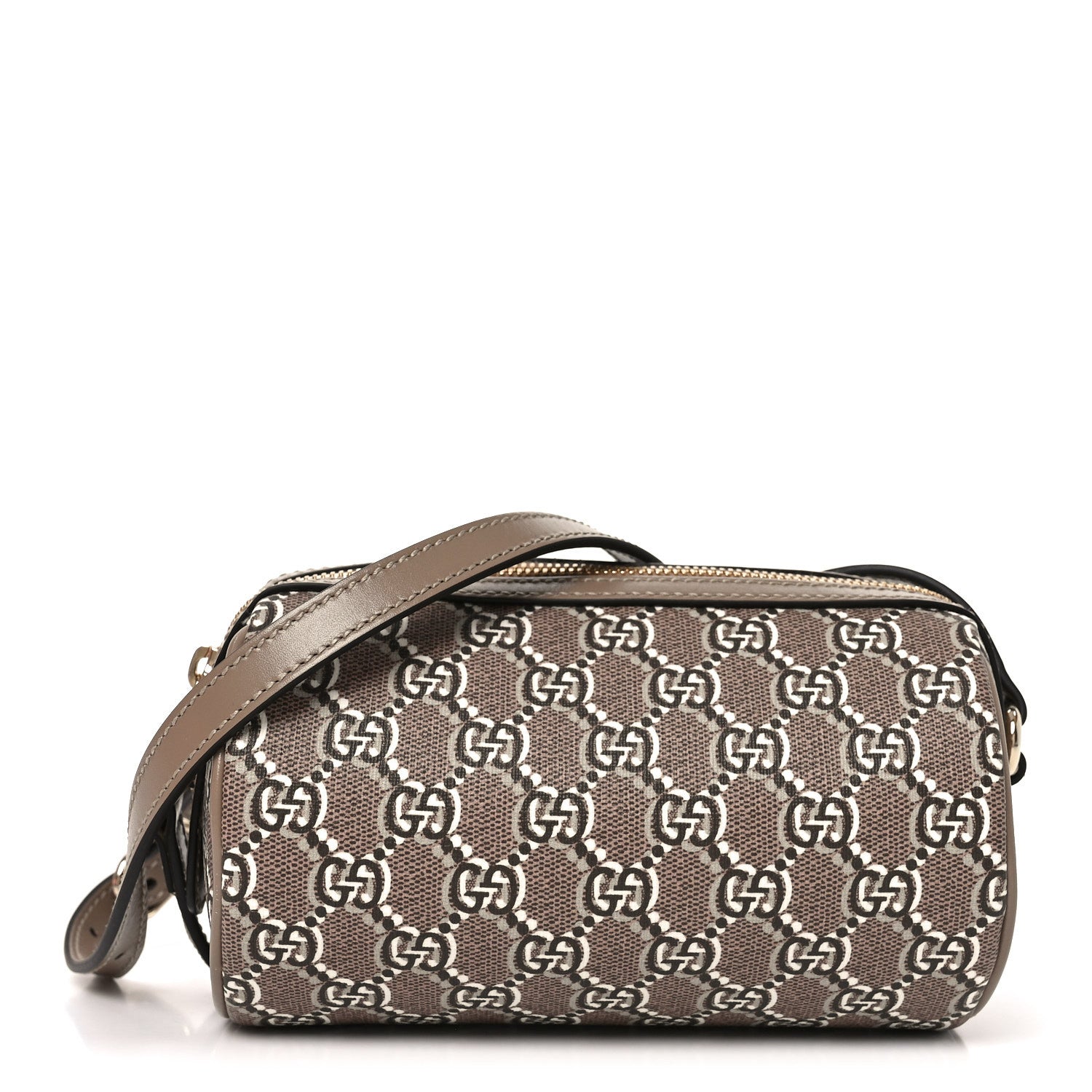 Gucci GG Shadow Monogram Mini Shoulder Bag Taupe
