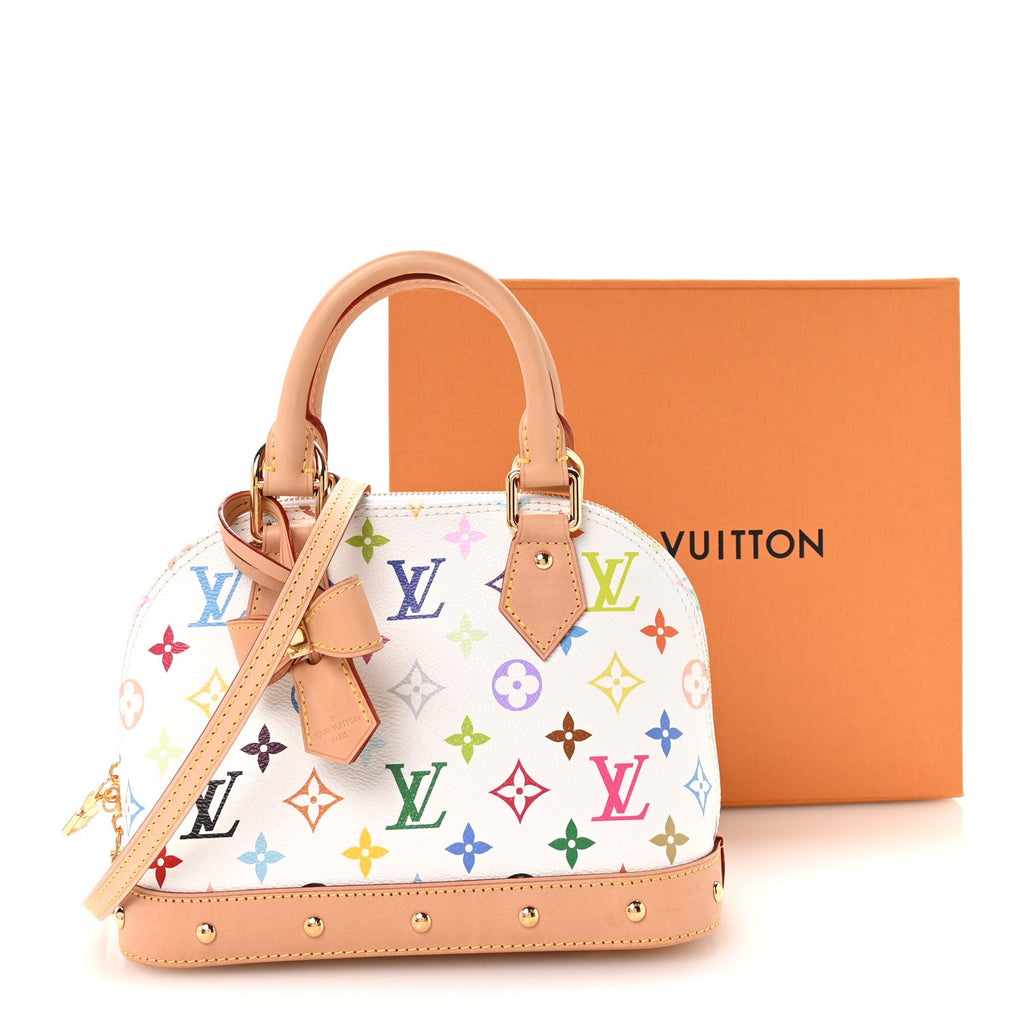 Louis Vuitton LV x TM Monogram Multicolor Alma BB White