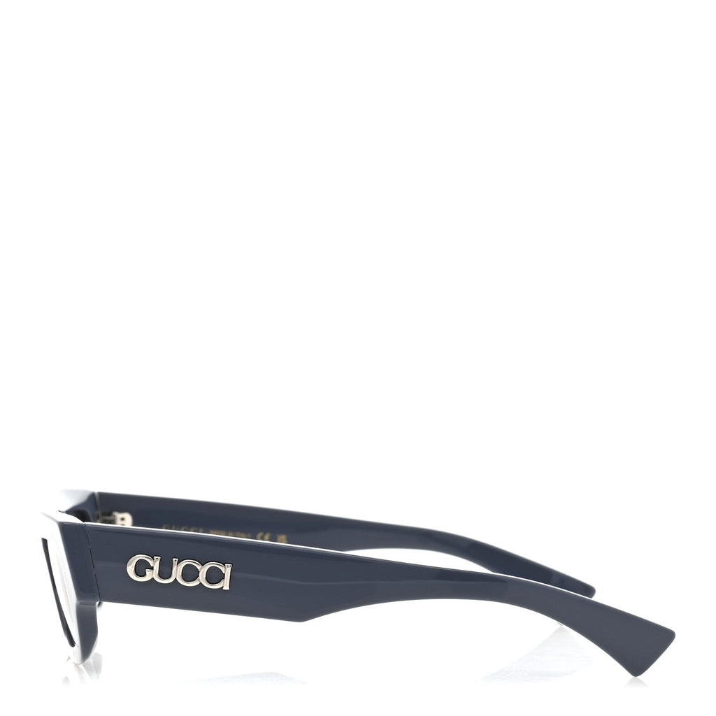 Gucci Acetate Rectangular Frame Sunglasses GG1839S Blue