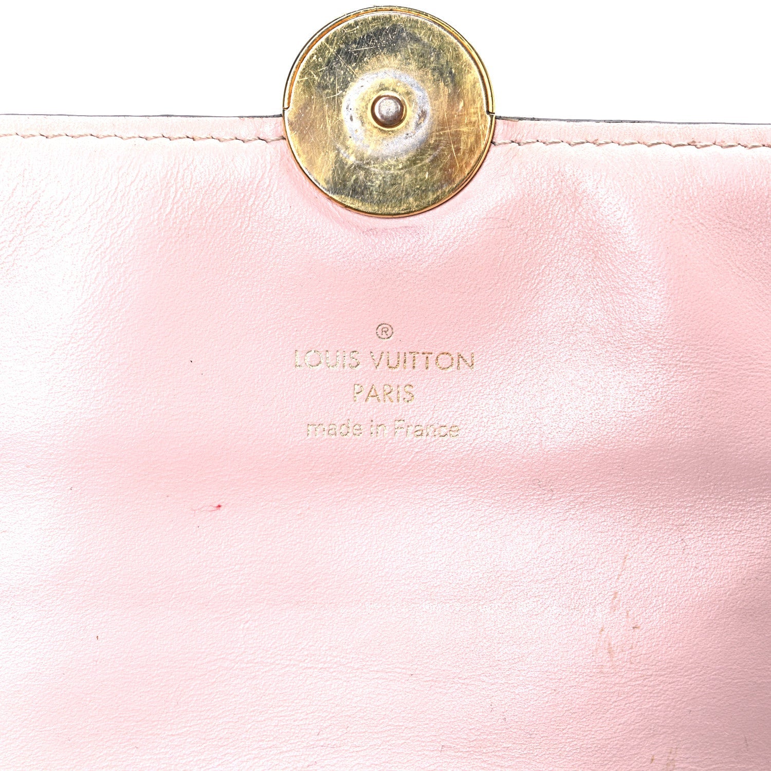 Louis Vuitton Monogram Flore Chain Wallet Rose Ballerine