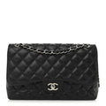 Chanel Caviar Quilted Jumbo Double Flap Black