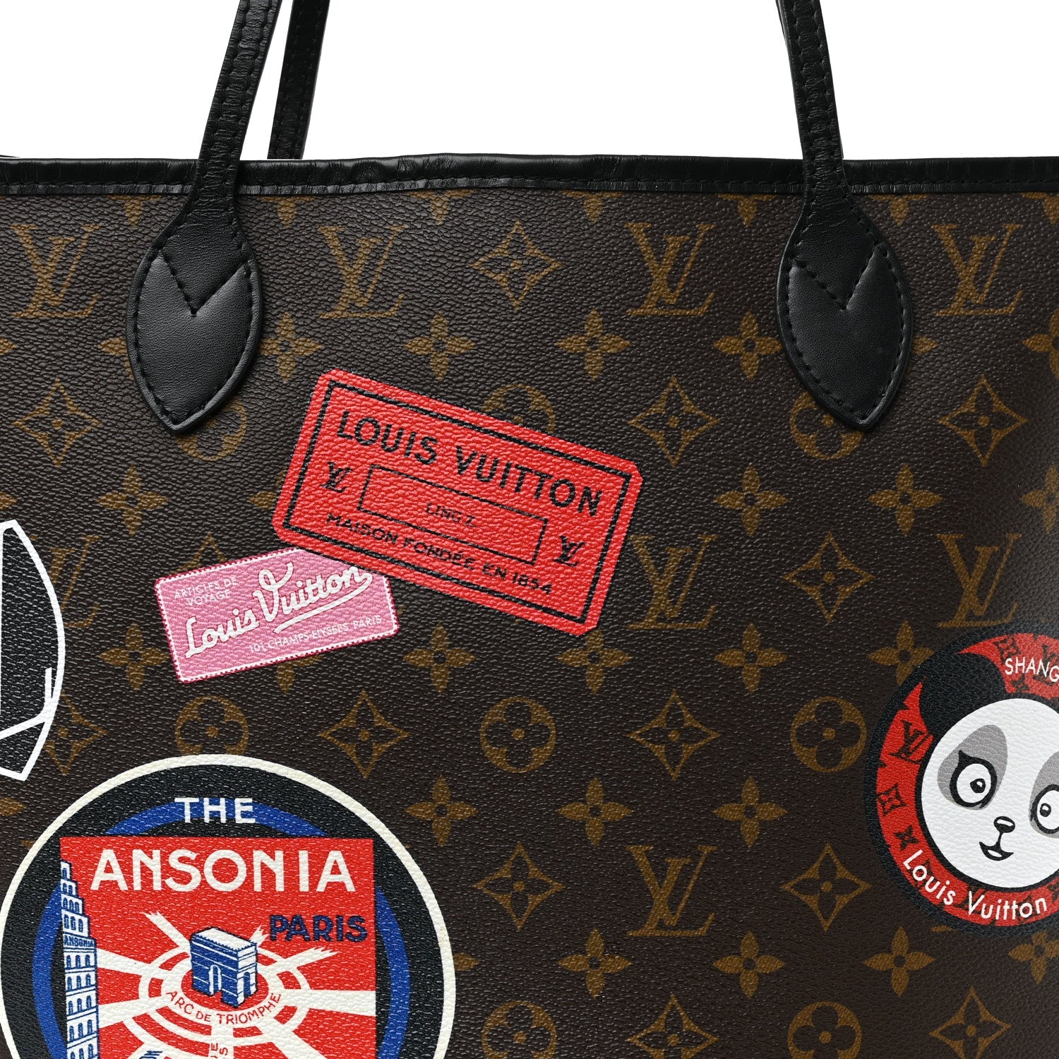 Louis Vuitton Monogram My LV World Tour Neverfull MM