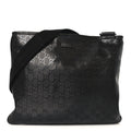 Gucci Imprime Monogram Medium Flat Messenger Bag Black