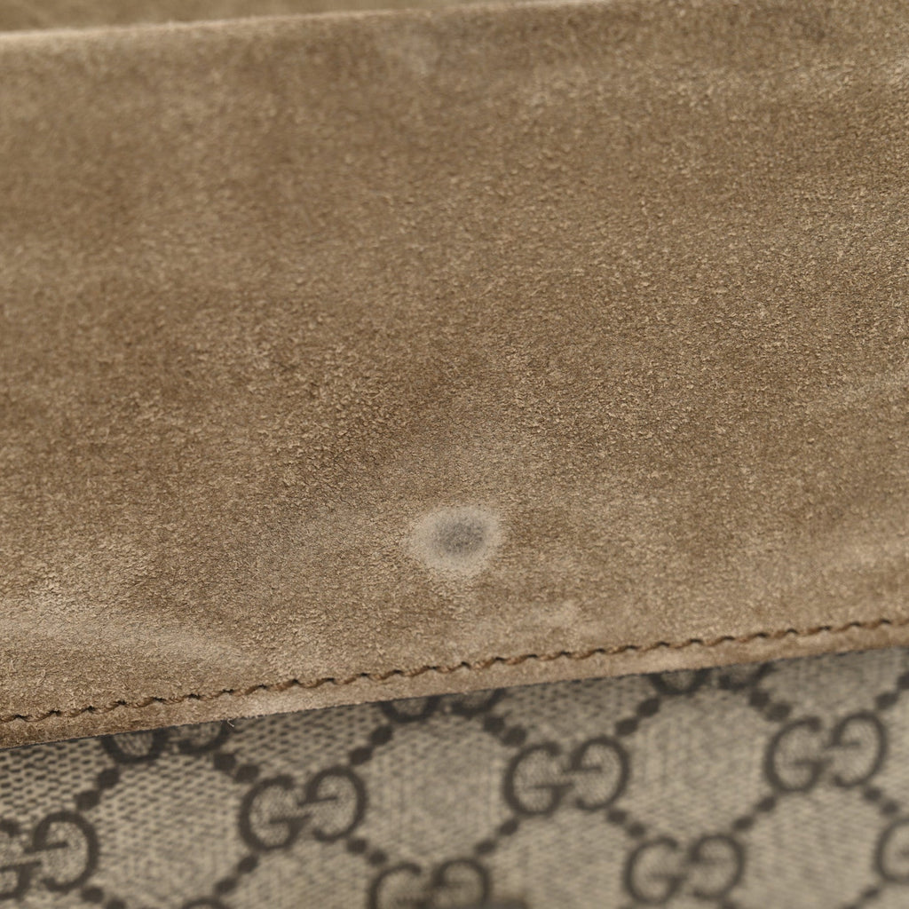 Gucci GG Supreme Monogram Mini Dionysus Shoulder Bag Taupe